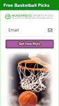 Mobile Screenshot of basketballpicks.biz