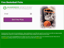 Tablet Screenshot of basketballpicks.biz